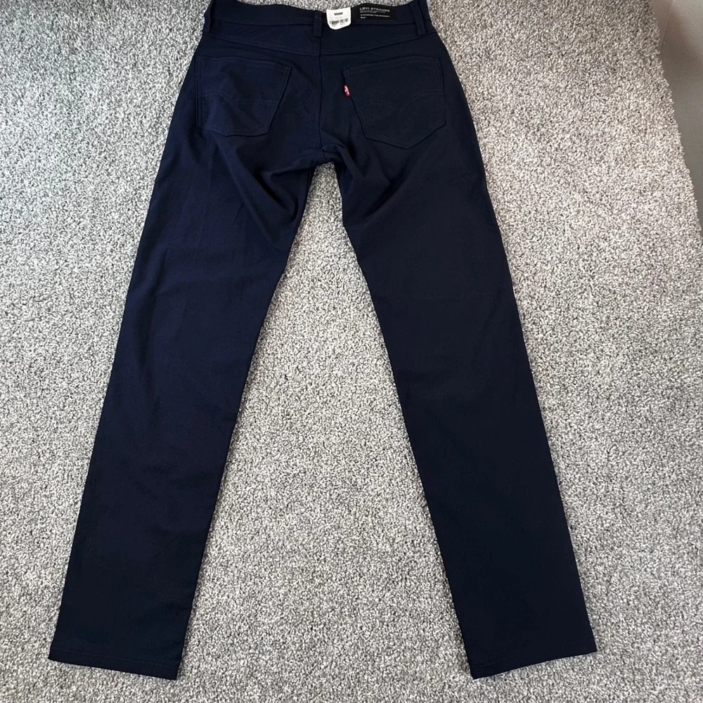 Levis 511 Slim Tech Pants Mens 29x32 Navy Blue High Stretch Performance NEW